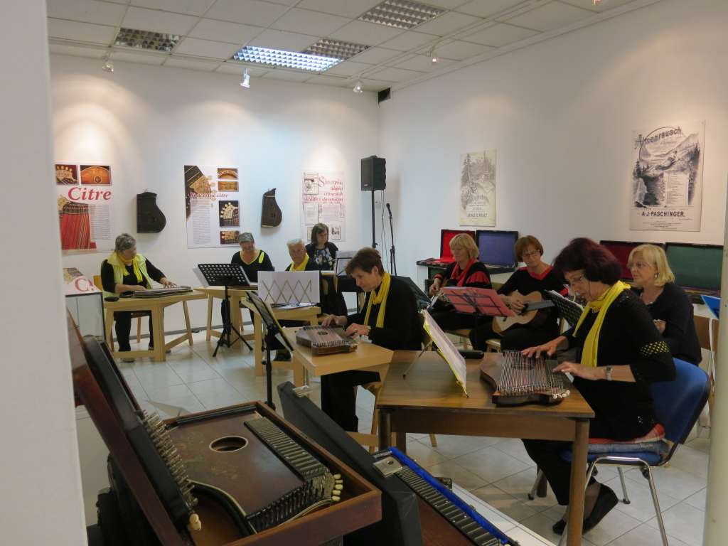 Razstava citer v galeriji Domžale